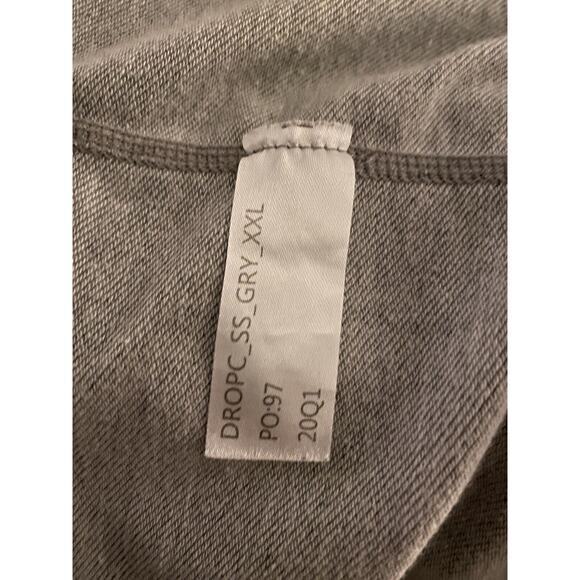 BYLT Drop Cut Short Sleeve Pocket Crewneck T- Shirt Men’s XXL Gray BYLT Blend - Picture 6 of 6